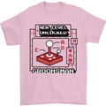 Groomsman New Level Unlocked Funny Best Man Mens T-Shirt 100% Cotton Light Pink