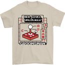 Groomsman New Level Unlocked Funny Best Man Mens T-Shirt 100% Cotton Sand