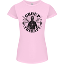 Group Therapy Shooting Hunting Rifle Funny Womens Petite Cut T-Shirt