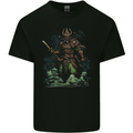 Guan Yu Chinese God of War Fantasy MMA Mens Cotton T-Shirt Tee Top Black