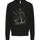 Guan Yu Chinese God of War Fantasy MMA Mens Sweatshirt Jumper Black
