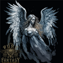 A Gothic Guardian Angel Fantasy Goth Mens T-Shirt 100% Cotton
