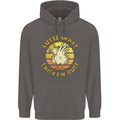 Guess What Chicken Butt Funny Farm Mens 80% Cotton Hoodie Charcoal