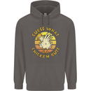 Guess What Chicken Butt Funny Farm Mens 80% Cotton Hoodie Charcoal