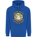 Guess What Chicken Butt Funny Farm Mens 80% Cotton Hoodie Royal Blue