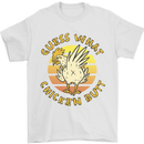 Guess What Chicken Butt Funny Farm Mens T-Shirt 100% Cotton White