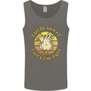 Guess What Chicken Butt Funny Farm Mens Vest Tank Top Charcoal
