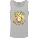 Guess What Chicken Butt Funny Farm Mens Vest Tank Top Sports Grey