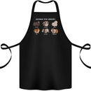 Guinea Pig Breeds 1 Cotton Apron 100% Organic Black