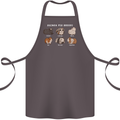 Guinea Pig Breeds 1 Cotton Apron 100% Organic Dark Grey