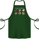 Guinea Pig Breeds 1 Cotton Apron 100% Organic Forest Green