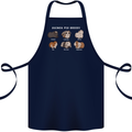 Guinea Pig Breeds 1 Cotton Apron 100% Organic Navy Blue