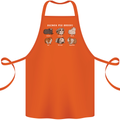 Guinea Pig Breeds 1 Cotton Apron 100% Organic Orange