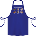 Guinea Pig Breeds 1 Cotton Apron 100% Organic Royal Blue