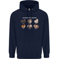 Guinea Pig Breeds 1 Mens 80% Cotton Hoodie Navy Blue