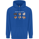 Guinea Pig Breeds 1 Mens 80% Cotton Hoodie Royal Blue