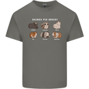 Guinea Pig Breeds 1 Mens Cotton T-Shirt Tee Top Charcoal