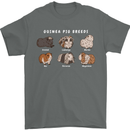 Guinea Pig Breeds 1 Mens T-Shirt 100% Cotton Charcoal
