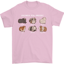 Guinea Pig Breeds 1 Mens T-Shirt 100% Cotton Light Pink