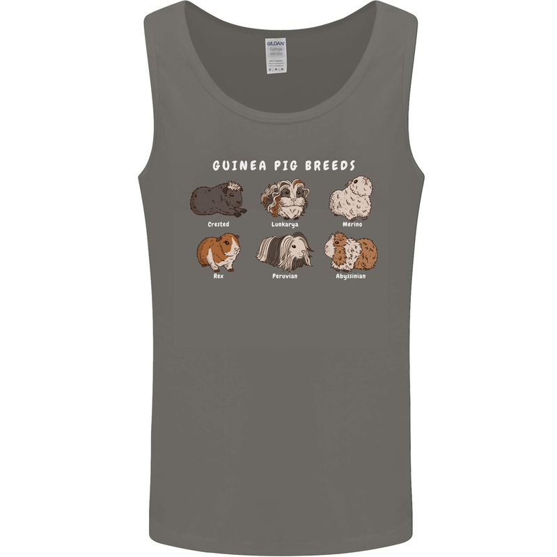 Guinea Pig Breeds 1 Mens Vest Tank Top Charcoal