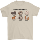 Guinea Pig Breeds 2 Mens T-Shirt 100% Cotton Sand