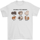Guinea Pig Breeds 2 Mens T-Shirt 100% Cotton White