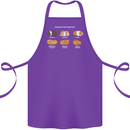 Guinea Pig Breeds 3 Cotton Apron 100% Organic Purple