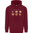 Guinea Pig Breeds 3 Mens 80% Cotton Hoodie Maroon