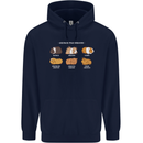 Guinea Pig Breeds 3 Mens 80% Cotton Hoodie Navy Blue