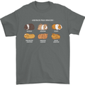 Guinea Pig Breeds 3 Mens T-Shirt 100% Cotton Charcoal