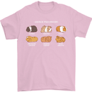 Guinea Pig Breeds 3 Mens T-Shirt 100% Cotton Light Pink