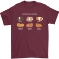 Guinea Pig Breeds 3 Mens T-Shirt 100% Cotton Maroon