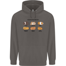Guinea Pig Breeds 4 Mens 80% Cotton Hoodie Charcoal
