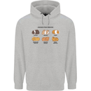 Guinea Pig Breeds 4 Mens 80% Cotton Hoodie Sports Grey