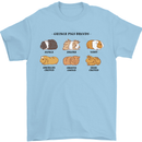 Guinea Pig Breeds 4 Mens T-Shirt 100% Cotton Light Blue
