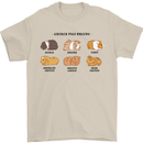 Guinea Pig Breeds 4 Mens T-Shirt 100% Cotton Sand