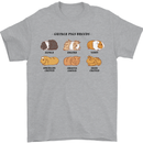 Guinea Pig Breeds 4 Mens T-Shirt 100% Cotton Sports Grey