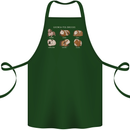 Guinea Pig Breeds 5 Cotton Apron 100% Organic Forest Green