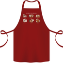 Guinea Pig Breeds 5 Cotton Apron 100% Organic Maroon