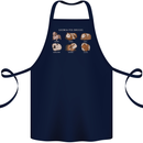 Guinea Pig Breeds 5 Cotton Apron 100% Organic Navy Blue