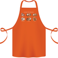 Guinea Pig Breeds 5 Cotton Apron 100% Organic Orange