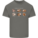 Guinea Pig Breeds 5 Mens Cotton T-Shirt Tee Top Charcoal