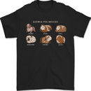 Guinea Pig Breeds 5 Mens T-Shirt 100% Cotton Black