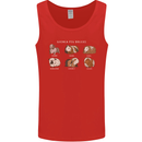 Guinea Pig Breeds 5 Mens Vest Tank Top Red