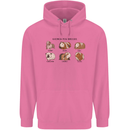 Guinea Pig Breeds 6 Mens 80% Cotton Hoodie Azelea