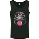 Guinea Pig With Bubble Gum and Glasses Mens Vest Tank Top Black