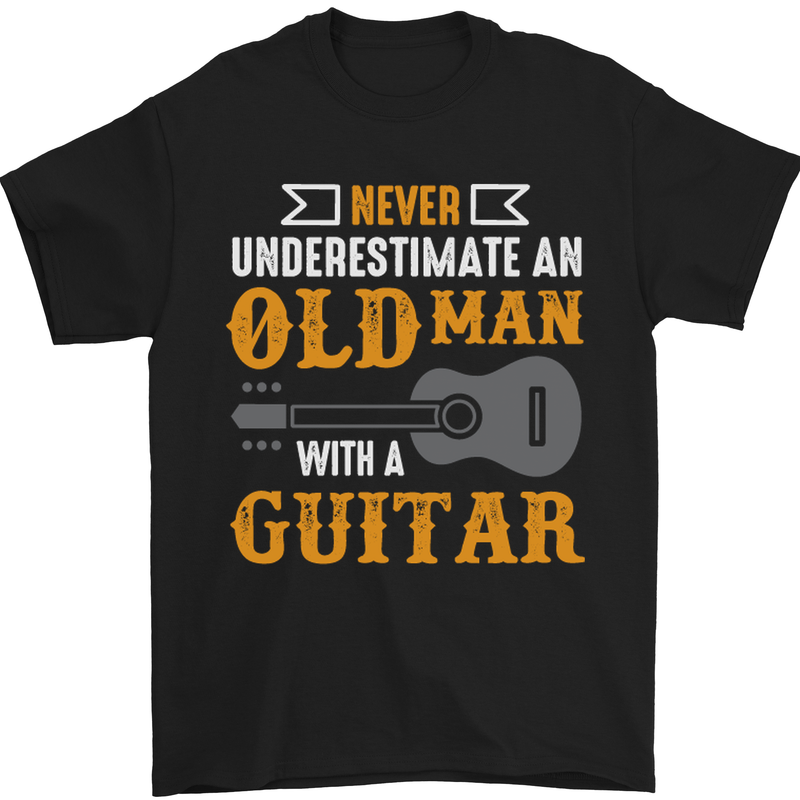 Guitar T-Shirt Mens Electric Acoustic Bass Funny Music Tshirt Tee Top 3