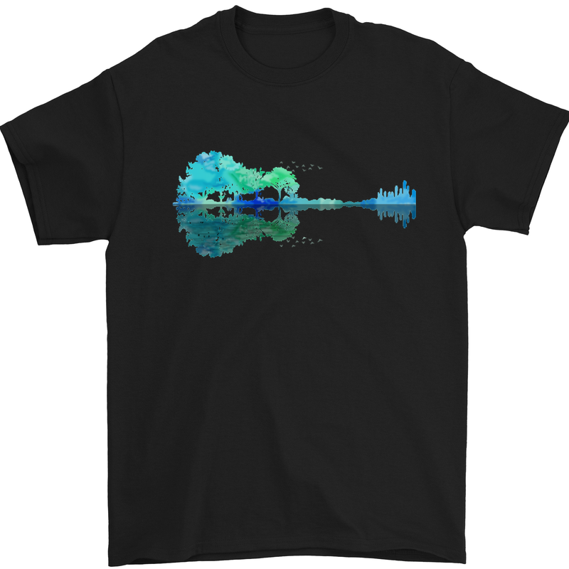 Guitar T-Shirt Mens Electric Acoustic Bass Funny Music Tshirt Tee Top 2