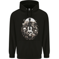 Guitar Skull Heavy Metal Rock Music Band Childrens Kids Hoodie Black