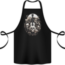 Guitar Skull Heavy Metal Rock Music Band Cotton Apron 100% Organic Black
